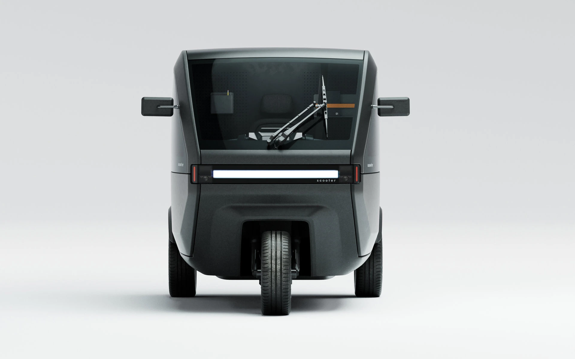 Scooter P-Two front view