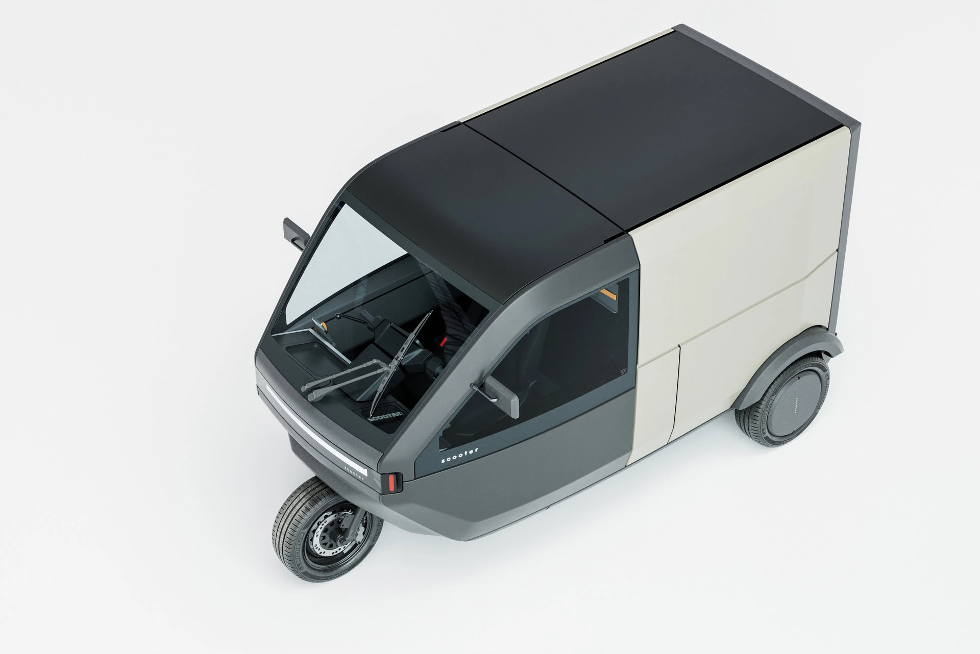Scooter P-Two from above